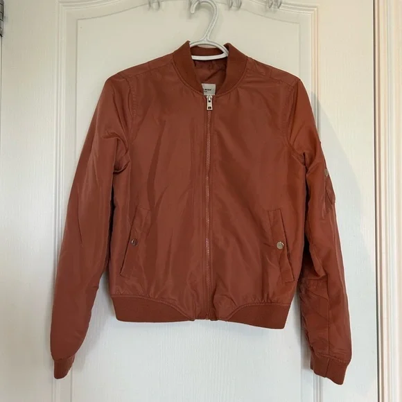 Vero Moda Rust Bomber Jacket - Picture 1 of 4
